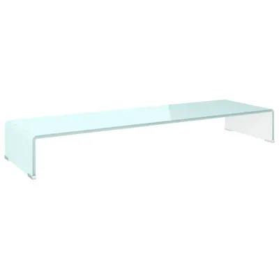 Produktbild von vidaXL TV-Aufsatz/Monitorerhöhung Glas Grün 100x30x13 cm