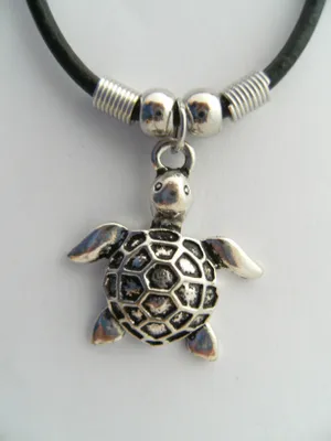 Produktbild von Kette mit Anhänger, Schildkröte, Ketten Modeschmuck Tiere Tier Schildkröten