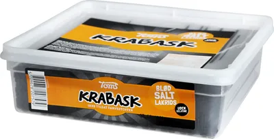 Produktbild von Toms Krabask Lakritz Stangen 50 Stk.