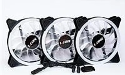 Produktbild von 1stCOOL KIT AURA EVO 1 ARGB, 3x Dual Ring 120mm Lüfter + ARGB Controller