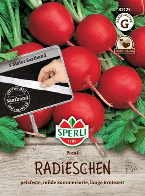 Immagine prodotto di Nastro di semi di ravanello Sperli Parat - Semi di ortaggi