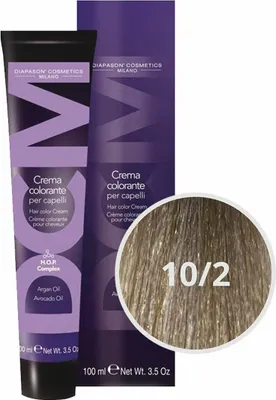 Produktbild von Diapason Haarfarbe Diapason Color Hair Color Cream 10/2 Lightened Ash Blond
