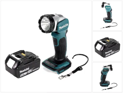 Zdjęcie produktu dla Makita DML 802 T1 Lampa akumulatorowa 18 V Li-Ion do akumulatorów 14,4 i 18 V + 1 x akumulator 5,0 Ah - bez ładowarki