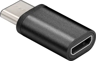 Produktbild von USB 2.0 Adapter, USB-C Stecker > Micro-USB Buchse (grau)