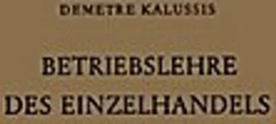 Produktbild von Betriebslehre des Einzelhandels