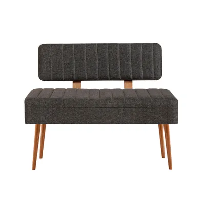 Produktbild von Skye Decor, Vina 1053 - 2 - Anthracite, Atlantic, Sitzbänke, Bank, Atlantische Kiefer, 110 x 82,5 x 40 cm