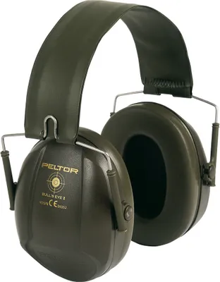 Produktbild von 3M™ PELTOR™ Bull's Eye I Kapselgehörschutz, grün, klappbar, H515FB-508-GN
