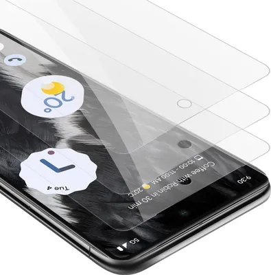 Immagine prodotto di Cadorabo 3x pellicola protettiva per Google PIXEL 7 in CRYSTAL CLEAR Pellicola protettiva temperata blindata per schermo