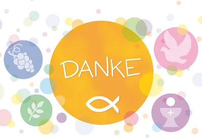 Produktbild von Konfirmation Danksagungen  5 Karten im Format 105x145cm mit Briefumsch