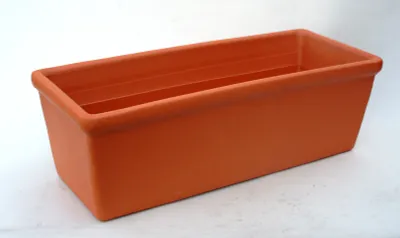 Produktbild von BLUMENKASTEN massives TERRACOTTA ohne Muster 50cm
