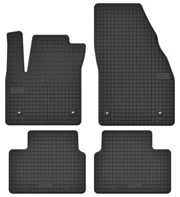 Produktbild von Gummimatten Fußmatten Schwarz für Opel Meriva B 2010-2017 Set 4-tlg