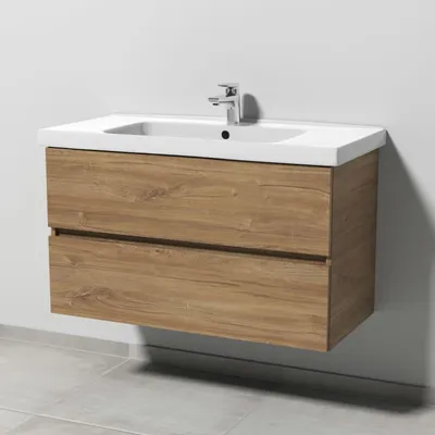 Obrázek produktu pro Sanipa Solo One Harmonia, kombinace umyvadla a nábytku, keramické umyvadlo 100 cm, 2 zásuvky
