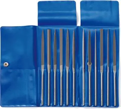 Produktbild von F.DICK Nadelfeilen-Satz, 12-teilig (Hieb: 2; Länge: 140 mm; ohne Griff)