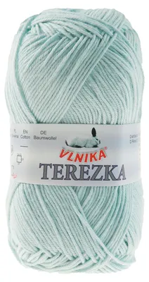 Strickgarn TEREZKA 100% Baumwolle, pastellblau