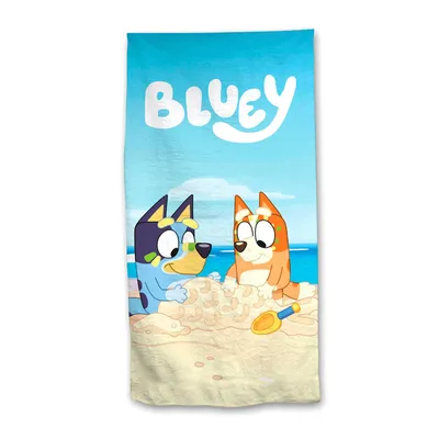 Obrázek produktu pro Modrá bavlněná plážová osuška