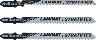 Obrázok produktu pre wolfcraft GmbH 2379000, Pílový kotúč, drevotrieska, laminát, Parkety, oceľ s vysokým obsahom karbónu HCS, Nerezová oceľ, 7,5 cm, 1,65 mm