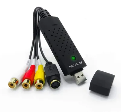 Zdjęcie produktu dla Konwerter VHS, adapter USB 2.0 do przechwytywania sygnału audio/wideo