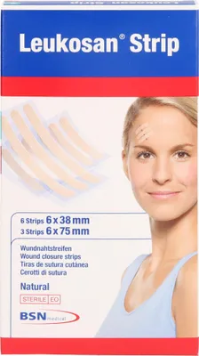 Produktbild von Leukosan Strip Natural Wundnahtstreifen steril, 2 St. Pflaster
