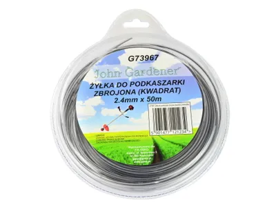 Obrázek produktu pro GEKO Zesílený kabel pro vyžínače 2,4 mm 50 m čtvercový