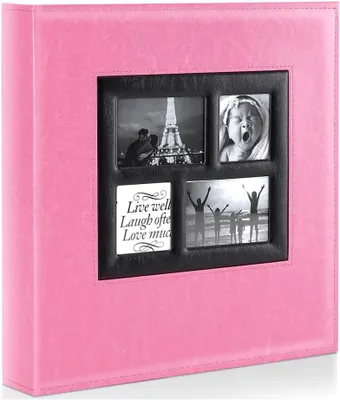 Productafbeelding van Fotoalbum 10 x 15 cm, 1000 foto's, leer, voor herinneringen