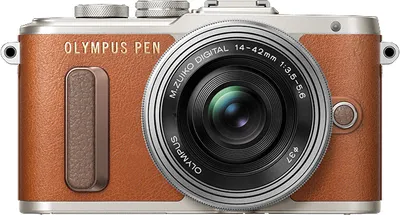Produktbild von Olympus PEN E-PL8, 16,1 MP, 4608 x 3456 Pixel, Live MOS, Full HD, Touchscreen, Braun