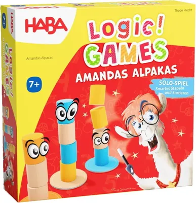 Produktbild von HABA Logic! GAMES - Amanda’s Alpacas, Brettspiel, Logisch, 7 Jahr(e)