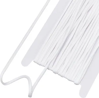 Produktbild von Weißes 5mm Satinseil für Schmuckherstellung