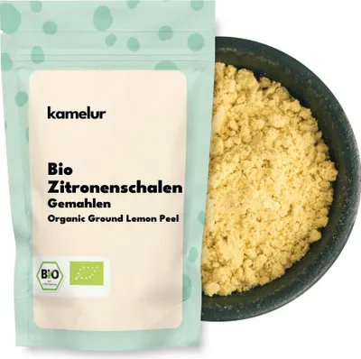 Produktbild von Bio Zitronenschalen gemahlen 250 g