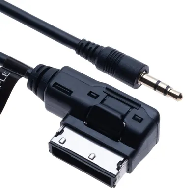 AUX-Adapterkabel 1 m für Audi AMI/MDI/MMI und 3,5-mm-Geräte