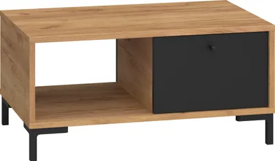 Produktbild von Meblomaster Couchtisch - Holz - Schwarz - H/B/T ca. 38x80x50 cm; MR1321