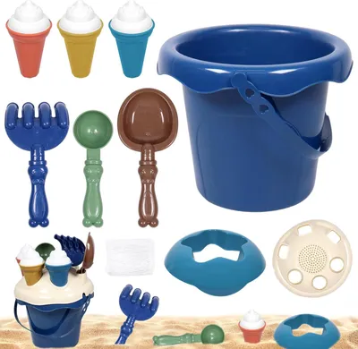 Produktbild von Spielzeugset für den Sandkasten für Kinder Eimer Schaufeln Gartengeräte