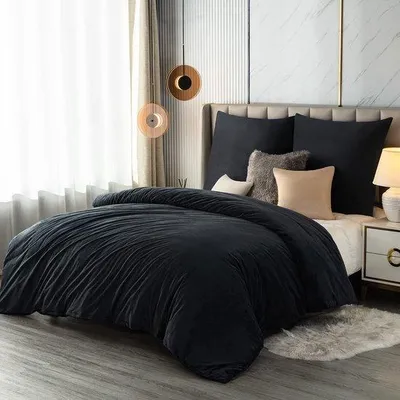 Produktbild von Flanel Winter Beddengoed Set mit Kissenbezug und Bettdecke