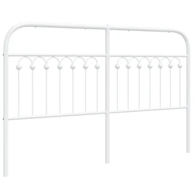 Obrázek produktu pro Kovové náhradní čelo postele bílé 150 cm
