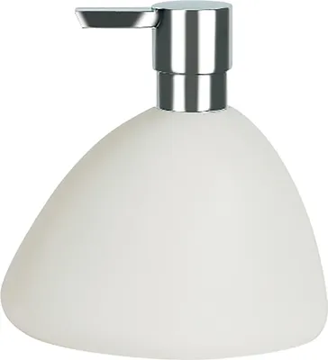 Produktbild von Spirella Seifenspender "Etna" Flüssigseifen-Spender Polyresin Steinoptik Weiß 400ml