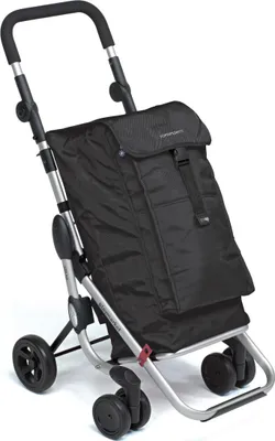 Obrázok produktu pre Foppapedretti Go Up, Taška na kolieskach, Hliník, Čierna, Hliník, Textil, Guma, Termopena, Jednofarebné, Go Up, 6 L