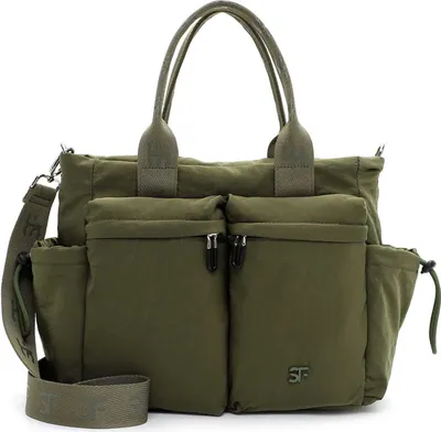 Produktbild von SURI FREY Umhängetasche Schultertasche Abby Handbag With Zipper Khaki dunkelgrün