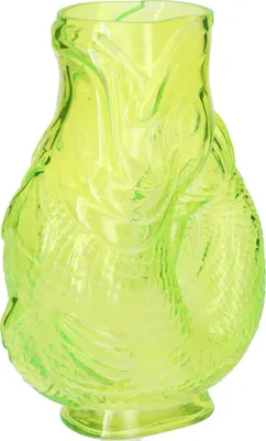 Produktbild von Gift Company Jacquard Fischvase M gelb 30cm