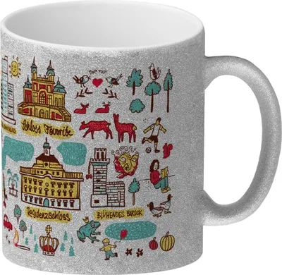 Produktbild von Ludwigsburg Wimmelbild Glitzer-Kaffeebecher