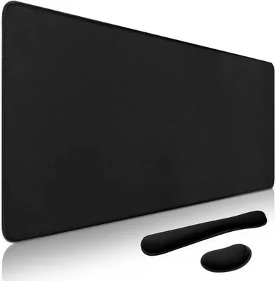 Produktbild von Ergonomische Mauspad mit Gel-Polsterung - 900 x 400 mm - Schwarz