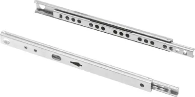 Produktbild von 1 Paar Teilauszüge Teleskopauszug 17mm Höhe Führungsschiene Metall Schubladenauszug 246mm