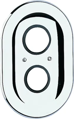 Obrázok produktu pre Grohe Rosette oval für Autom. 2000 Sentosa alt 225x150 chrom, 1 Stk.