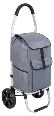 Obrázok produktu pre Nákupný košík Travelnet 40 l, skladací, s hliníkovým rámom a kolieskami
