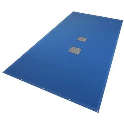 Produktbild von VOUNOT® Poolabdeckung Rechteckig 160g/m² Doppelter Poolplane mit Aluminiumösen 4X9m