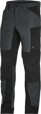 A pair of work pants on a white background.
