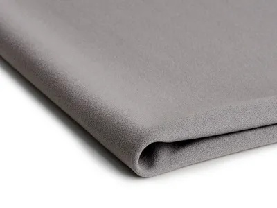 Image de Tissu plongée Scuba Crêpe, gris clair, 50 x 150 cm