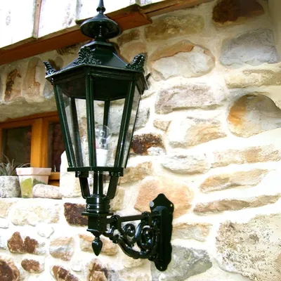 Produktbild von Wandlampe Alt Berlin, Aussenleuchte Wand, Nostalgie - H.85 cm