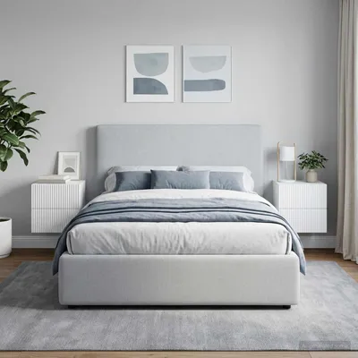Obrázok produktu pre Maison Exclusive – Nástenný nočný stolík, 2 ks, biely, 33 x 34,5 x 40 cm