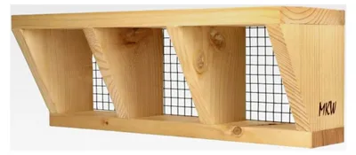 Produktbild von Nistbrett für Mehlschwalben - Stabiler Nistkasten für Wild- und Gartenvögel - Wetterfestes Nisthaus aus Nadelholz