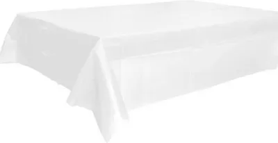 Obrázek produktu pro Fóliový ubrus 120x140 cm bílý 1 ks.