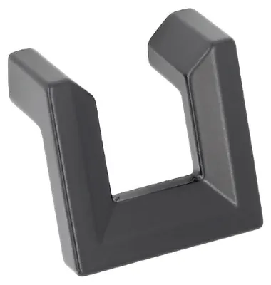 Image de Poignée pour meubles en zamac Entraxe 32mm Vernis noir mat